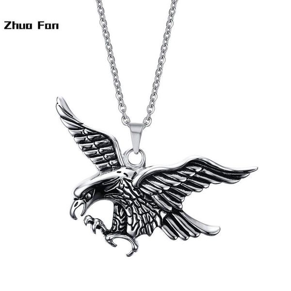 mens necklaces stainless steel flying eagle pendant choker male hiphop biker fashion animal jewelry costume accessorie, Silver
mens necklaces stainless steel flying eagle pendant choker male hiphop biker fashion animal jewelry costume accessorie, Silver