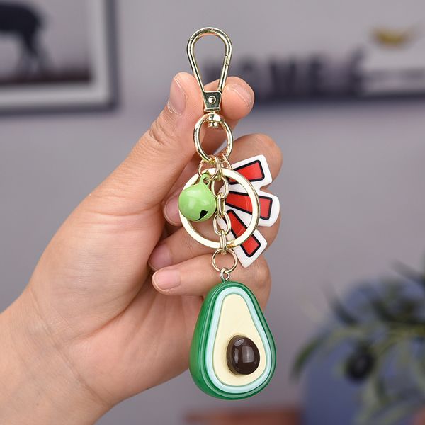 cartoon with light avocado bell key chain net red ins gift luminous fruit pendanta1, Silver
cartoon with light avocado bell key chain net red ins gift luminous fruit pendanta1, Silver