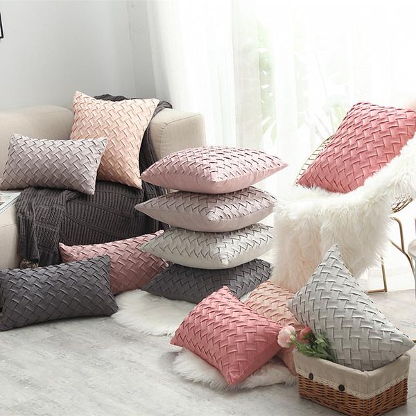hand pleat embroidered cushion cover pink grey beige geometric home decorative pillow lumber case 45x45cm/30x50cm cushion/decorative
hand pleat embroidered cushion cover pink grey beige geometric home decorative pillow lumber case 45x45cm/30x50cm cushion/decorative