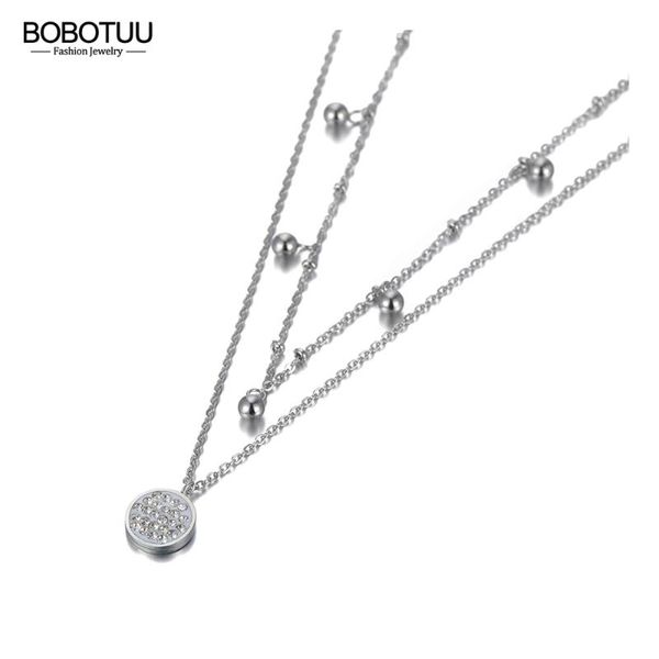 chokers bobotuu stainless steel double-layer rhinestone charm choker necklace bohemia beach party pendant for girl bn20216, Golden;silver
chokers bobotuu stainless steel double-layer rhinestone charm choker necklace bohemia beach party pendant for girl bn20216, Golden;silver