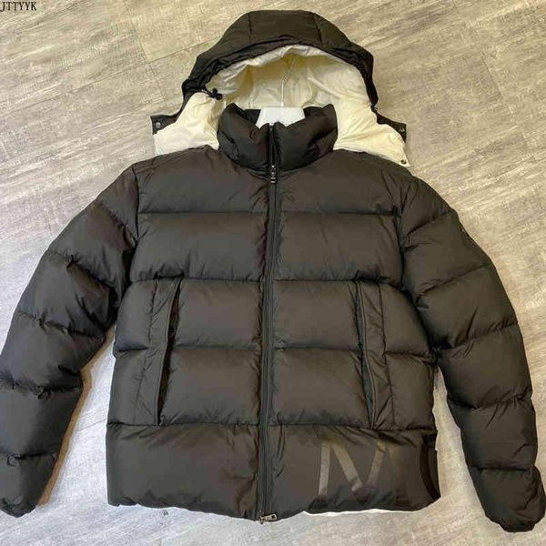 men's winter hooded down coat male feather parka warm thick outerwear luxury brand puffer et black casaco masculino, Black;white
men's winter hooded down coat male feather parka warm thick outerwear luxury brand puffer et black casaco masculino, Black;white