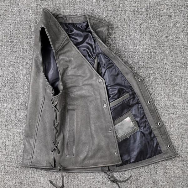 men's vests grey 2021 casual style genuine leather vest men single breasted plus size 3xl real natural sheepskin slim fit autumn coat, Black;white
men's vests grey 2021 casual style genuine leather vest men single breasted plus size 3xl real natural sheepskin slim fit autumn coat, Black;white
