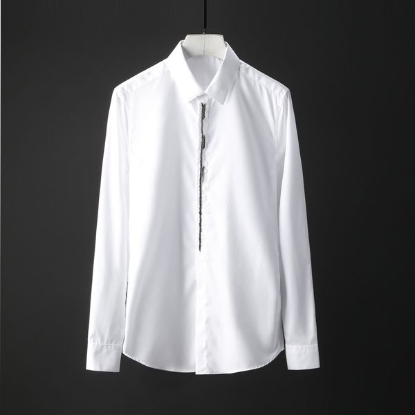 tee shirt shirt 100% cotton fashion placket pure hand beading men long sleeve plus size 4xl solid color mens shirt, White;black
tee shirt shirt 100% cotton fashion placket pure hand beading men long sleeve plus size 4xl solid color mens shirt, White;black