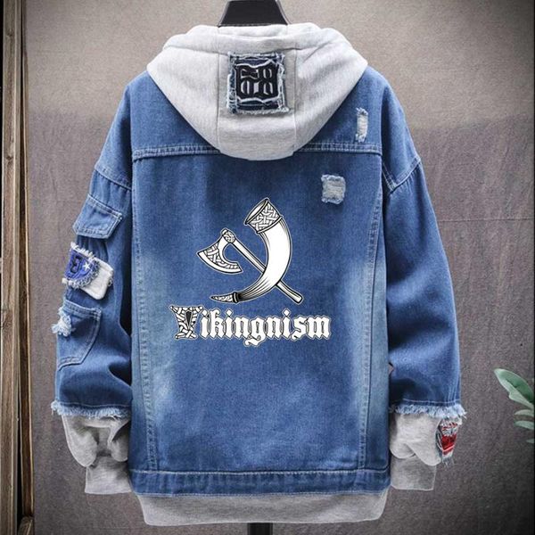 men's jackets vikingnism- movie men clothing blue oversized denim jacket with print autumn winter jean thick black streetwear, Black;brown
men's jackets vikingnism- movie men clothing blue oversized denim jacket with print autumn winter jean thick black streetwear, Black;brown