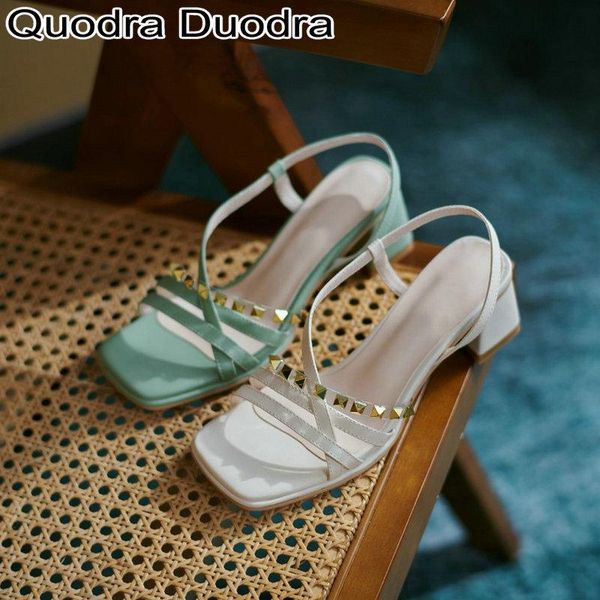 sandals summer women shoes open toe chunky thick high heels green ladies female slip-on fashion rivet big size 33-43, Black
sandals summer women shoes open toe chunky thick high heels green ladies female slip-on fashion rivet big size 33-43, Black