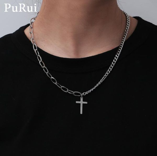 stainless steel cross pedant necklace for women silver color gothic cuban chain choker lovers collar pendant necklaces
stainless steel cross pedant necklace for women silver color gothic cuban chain choker lovers collar pendant necklaces