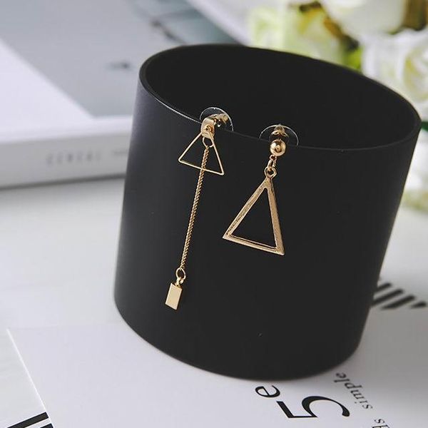 dangle & chandelier korean simple geometric triangle asymmetric earrings fashion temperament earings for women gold-color jewelry, Silver
dangle & chandelier korean simple geometric triangle asymmetric earrings fashion temperament earings for women gold-color jewelry, Silver