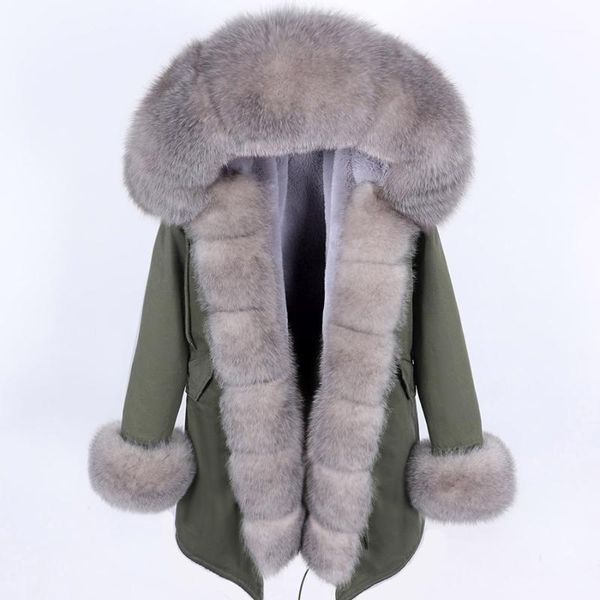 women's fur & faux 2021 winter jacket women real coat 7xl natural collar loose long parkas big outerwear detachable fashion, Black
women's fur & faux 2021 winter jacket women real coat 7xl natural collar loose long parkas big outerwear detachable fashion, Black