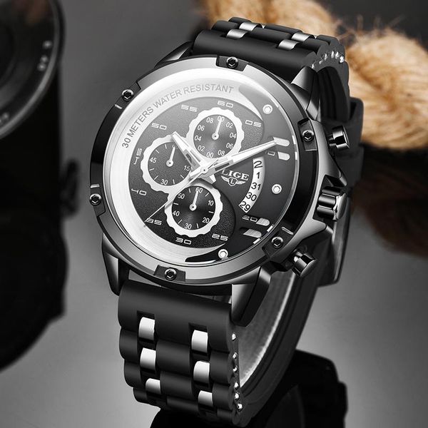 wristwatches 2021 men watches lige luminous display waterproof sport chronograph quartz wristwatch relogio masculino, Slivery;brown
wristwatches 2021 men watches lige luminous display waterproof sport chronograph quartz wristwatch relogio masculino, Slivery;brown