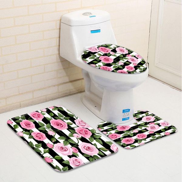 bath mats 3pcs/set bathroom mat stripe tropical big flowers green leaf pink flamingo bathtub toilet anti-slip carpet non-slip rug decor
bath mats 3pcs/set bathroom mat stripe tropical big flowers green leaf pink flamingo bathtub toilet anti-slip carpet non-slip rug decor