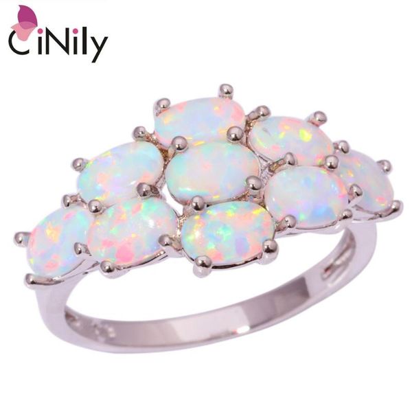 cluster rings cinily crewated white fire opal silver plated wholesale for women jewelry wedding party ring size 7 8 9 oj6124, Golden;silver
cluster rings cinily crewated white fire opal silver plated wholesale for women jewelry wedding party ring size 7 8 9 oj6124, Golden;silver