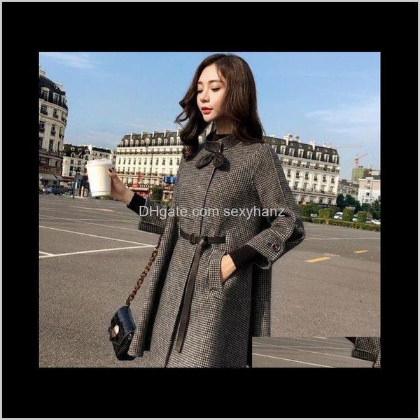 wool blends outerwear coats clothing apparel drop delivery 2021 womens midlength korean version of the cloak aline ins houndstooth woolen co, Black
wool blends outerwear coats clothing apparel drop delivery 2021 womens midlength korean version of the cloak aline ins houndstooth woolen co, Black