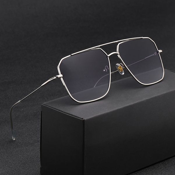 sun glasses vintage over sized glasses men anti-reflective mirror classic square metal fashion women uv400, White;black
sun glasses vintage over sized glasses men anti-reflective mirror classic square metal fashion women uv400, White;black