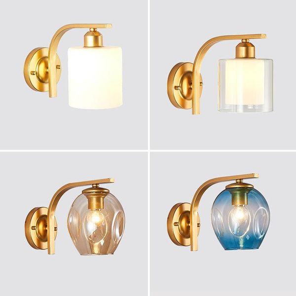 modern indoor led wall lamp nordic bedroom bedside living room el lights gold black glass sconce
modern indoor led wall lamp nordic bedroom bedside living room el lights gold black glass sconce