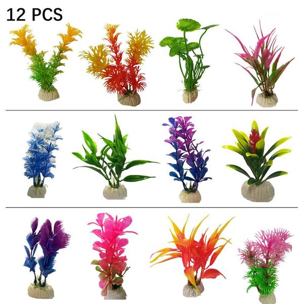 12pcs artificial underwater plant aquarium fish tank decoration green purple water grass vision decorations
12pcs artificial underwater plant aquarium fish tank decoration green purple water grass vision decorations