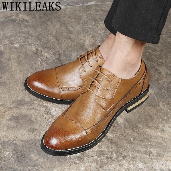 dress shoes brogue men formal wedding coiffeur elevator for italian evening party, Black