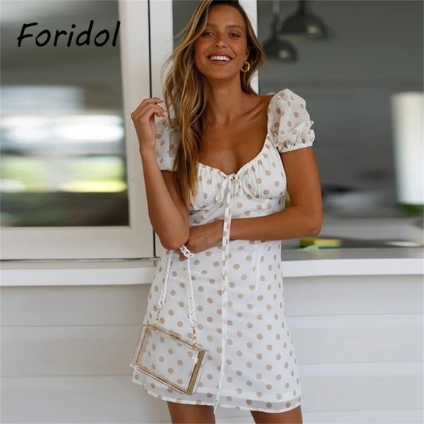 foridol cute polka dot print summer dress women boho beach dress famale short mini sundress fashion vestidos de mujer 210415, Black;gray
foridol cute polka dot print summer dress women boho beach dress famale short mini sundress fashion vestidos de mujer 210415, Black;gray
