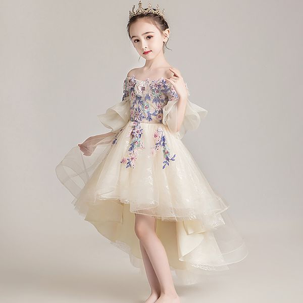 summer fashion selling good quality new flower girl piano performance host puffy princess one-collar off-shoulder dress, Red;yellow
summer fashion selling good quality new flower girl piano performance host puffy princess one-collar off-shoulder dress, Red;yellow