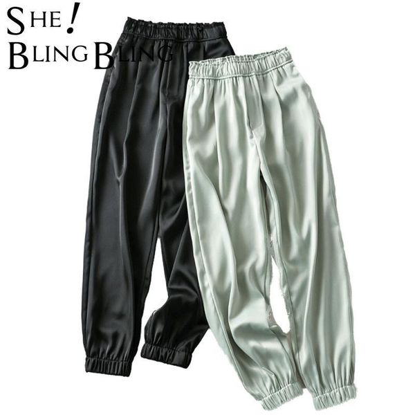 sheblingbling women fashion solid satin joggers high elastic waist long sweatpants trousers female casual pencil pants bottoms women's, Black;white
sheblingbling women fashion solid satin joggers high elastic waist long sweatpants trousers female casual pencil pants bottoms women's, Black;white