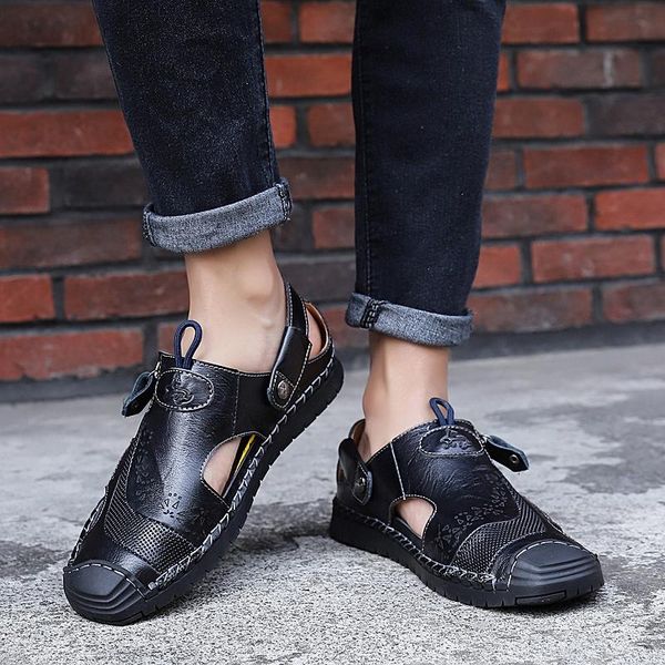 slippers sandale homme ete sandalias romanas cuir beach sandals men sport playa hombre sandles for roman de verano para, Black
slippers sandale homme ete sandalias romanas cuir beach sandals men sport playa hombre sandles for roman de verano para, Black