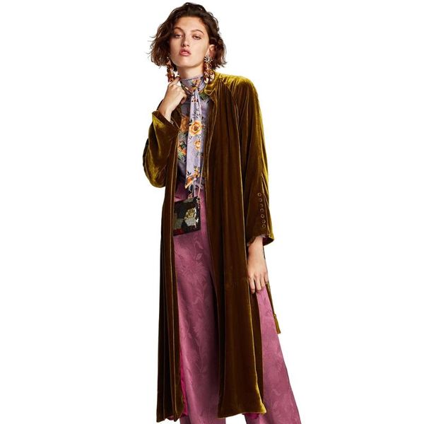 women's trench coats velvet coat women spring 2021 fur drape vintage long fashion cloak gothic kaban japan style duster cardigan 66, Tan;black
women's trench coats velvet coat women spring 2021 fur drape vintage long fashion cloak gothic kaban japan style duster cardigan 66, Tan;black