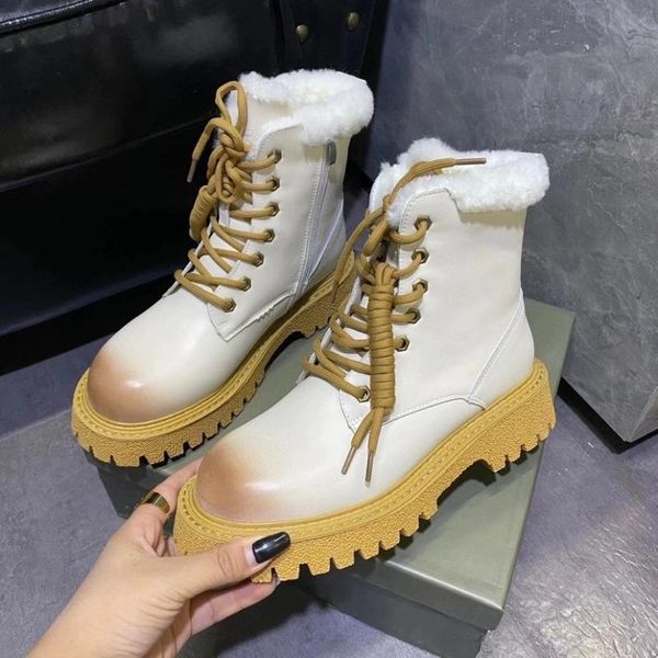 boots 2021 winter women ankle platform plush gothic shoes punk fashion white brown warm fur, Black
boots 2021 winter women ankle platform plush gothic shoes punk fashion white brown warm fur, Black