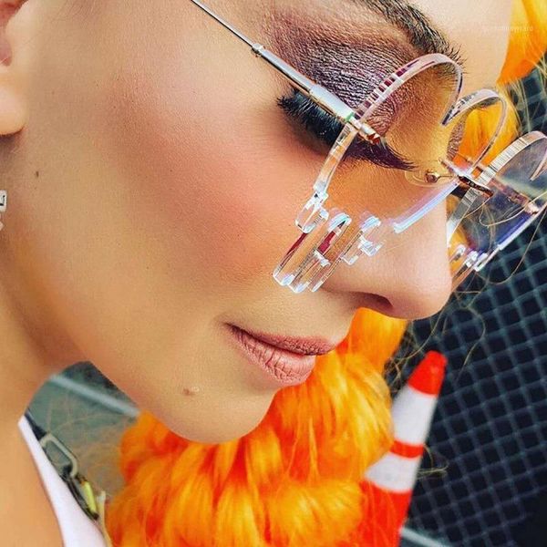 sunglasses fashion rimless women heart sun glasses metal oculos designer eyewear vintage retro gafas de sol 2021 shades uv400, White;black
sunglasses fashion rimless women heart sun glasses metal oculos designer eyewear vintage retro gafas de sol 2021 shades uv400, White;black