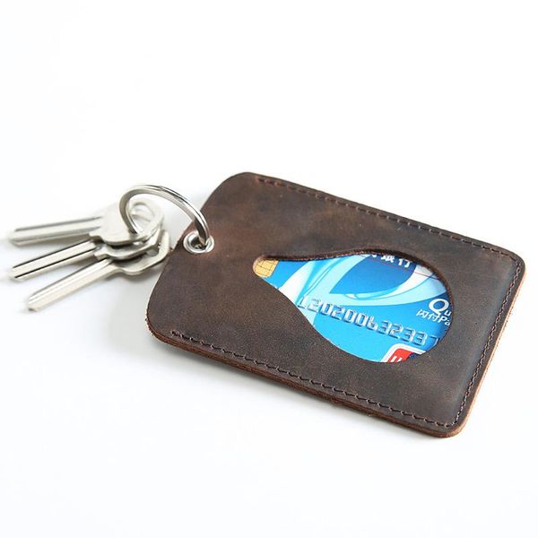 genuine leather card holder men slim hasp bank case retro designer id holders small to protect s, Brown;gray
genuine leather card holder men slim hasp bank case retro designer id holders small to protect s, Brown;gray