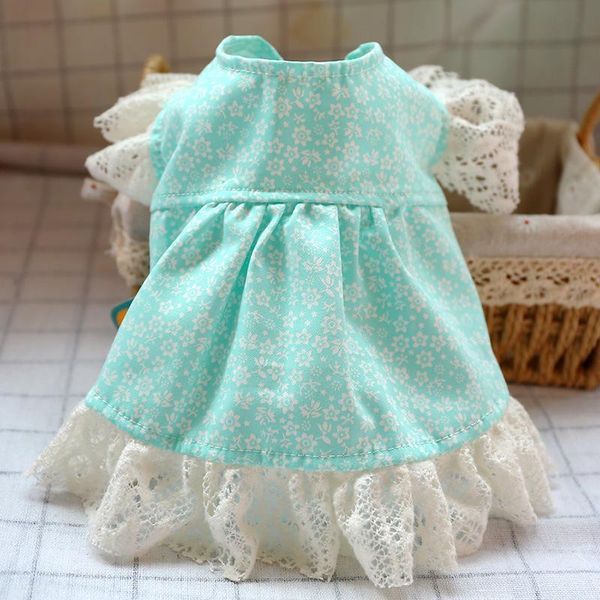 cartoon floral dog clothes summer thin lace dress for dogs small teddy comfortable puppy soft clothing sky-blue cute girl ropas apparel
cartoon floral dog clothes summer thin lace dress for dogs small teddy comfortable puppy soft clothing sky-blue cute girl ropas apparel