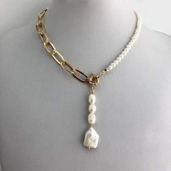 chokers trend personalized name necklace fashion gold chain shell star letter embellished natural pearl short jewelry birthday gift, Golden;silver
chokers trend personalized name necklace fashion gold chain shell star letter embellished natural pearl short jewelry birthday gift, Golden;silver