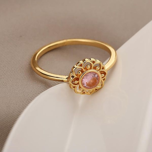 wedding rings pink flower for women girl gold zircon finger elegant jewelry accessories anillos bague 2021, Slivery;golden
wedding rings pink flower for women girl gold zircon finger elegant jewelry accessories anillos bague 2021, Slivery;golden