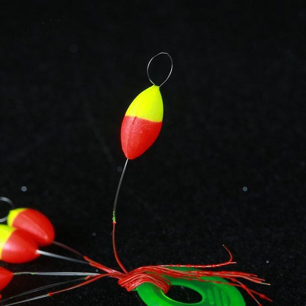 fishing accessories olive-shaped fluorescent yellow seven-star fish float traditional double color suit gear supplies
fishing accessories olive-shaped fluorescent yellow seven-star fish float traditional double color suit gear supplies