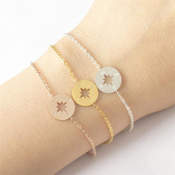 link, chain silver rose gold compass bracelets for women men stainless steel friendship bracelet pulseras mujer femme jewelry bijoux, Black
link, chain silver rose gold compass bracelets for women men stainless steel friendship bracelet pulseras mujer femme jewelry bijoux, Black