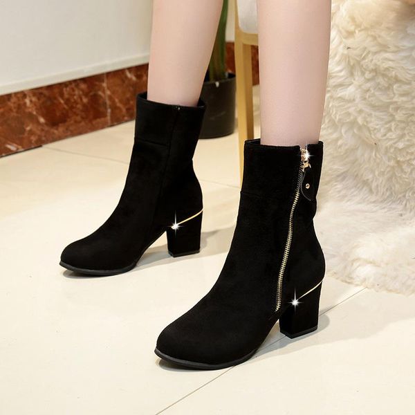 boots zzpohe 2021 spring autumn women's soft leather ankle women high heels shoes ladies casual comfortable woman pumps, Black
boots zzpohe 2021 spring autumn women's soft leather ankle women high heels shoes ladies casual comfortable woman pumps, Black