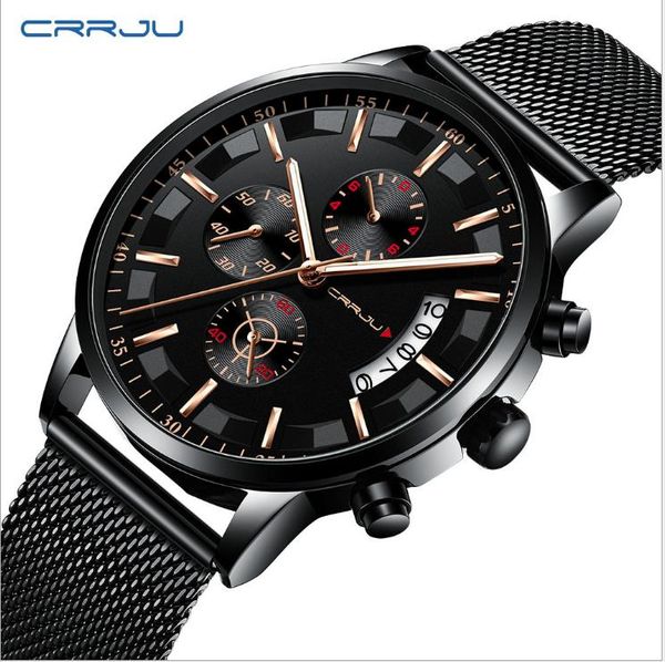 wristwatches crrju analog quartz watches for men, 24-hour date watches, waterproof watch full steel sports, Slivery;brown
wristwatches crrju analog quartz watches for men, 24-hour date watches, waterproof watch full steel sports, Slivery;brown