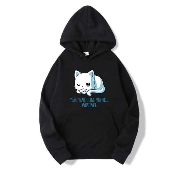 men's hoodies & sweatshirts yeah i love you too whatever mens fashion hip hop autumn fleece streetwear kawaii cat manga men hooded, Black
men's hoodies & sweatshirts yeah i love you too whatever mens fashion hip hop autumn fleece streetwear kawaii cat manga men hooded, Black