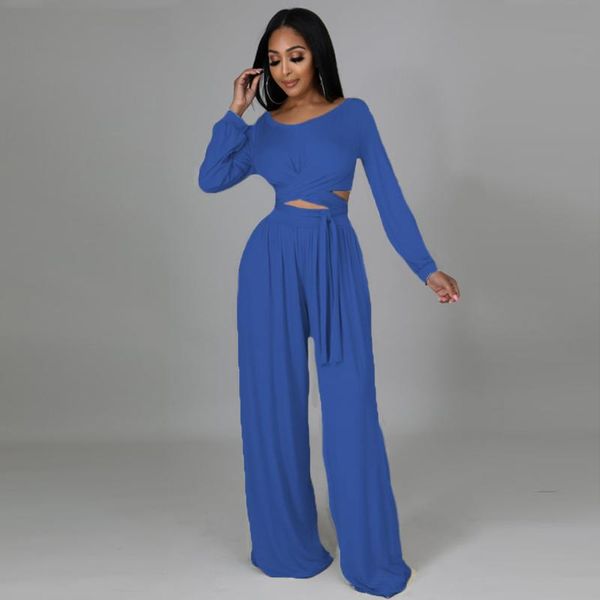 women's two piece pants autumn set women fashion casual round neck long sleeve tshirt wide-leg suit causual, White
women's two piece pants autumn set women fashion casual round neck long sleeve tshirt wide-leg suit causual, White