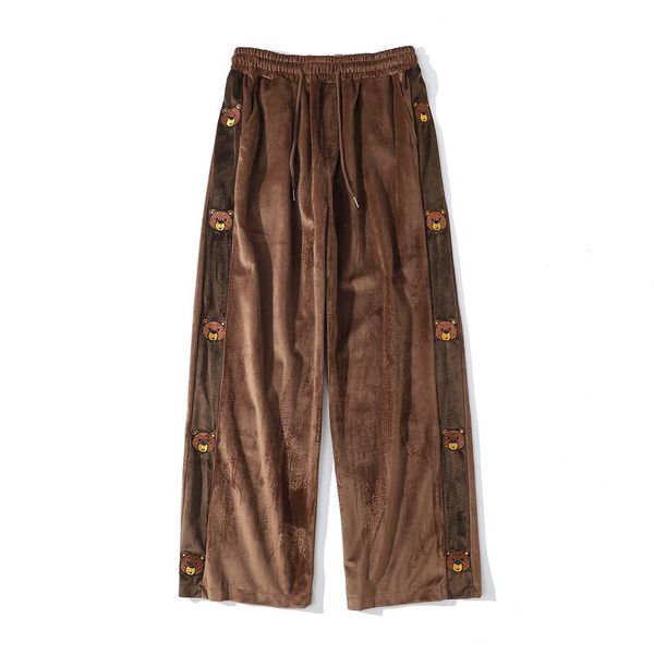 men's pants mens casual loose velvet harem hiphop streetwear drawstring straight sweatpants oversized jogger wide leg, Black
men's pants mens casual loose velvet harem hiphop streetwear drawstring straight sweatpants oversized jogger wide leg, Black