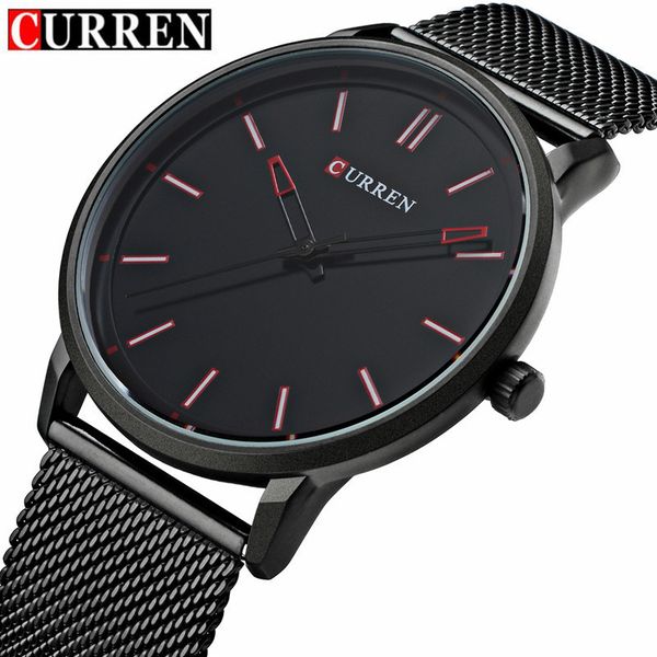 luxury brand curren watches men fashion stainlsteel mesh strap quartz-watch ultra thin dial clock relogio masculino x0524, Slivery;brown
luxury brand curren watches men fashion stainlsteel mesh strap quartz-watch ultra thin dial clock relogio masculino x0524, Slivery;brown