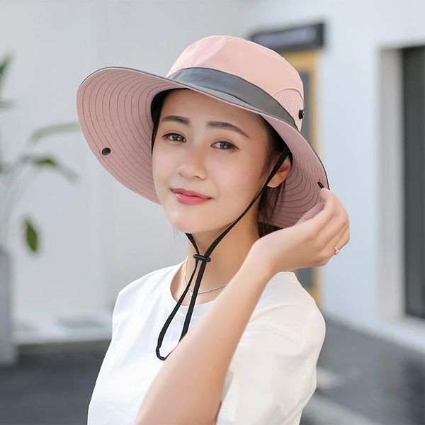 wide brim hats sun hat bucket summer women large bob wearable fishing sun-proof hiking outdoor breathable with chain strap, Blue;gray
wide brim hats sun hat bucket summer women large bob wearable fishing sun-proof hiking outdoor breathable with chain strap, Blue;gray
