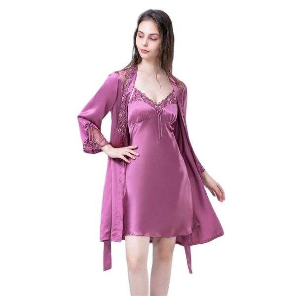 women's sleepwear 100%mulberry silk set lady robe lingerie satin bathrobe sleepdress babydoll nightdress nightgown kimono homewear, Black;red
women's sleepwear 100%mulberry silk set lady robe lingerie satin bathrobe sleepdress babydoll nightdress nightgown kimono homewear, Black;red