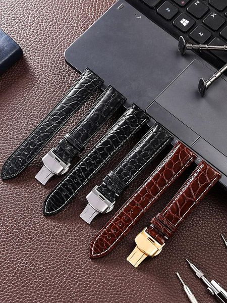 watch bands watchband 18mm 19mm 20mm 21mm 22mm 23mm 24mm real leather band alligator round pattern strap butterfly buckle, Black;brown
watch bands watchband 18mm 19mm 20mm 21mm 22mm 23mm 24mm real leather band alligator round pattern strap butterfly buckle, Black;brown