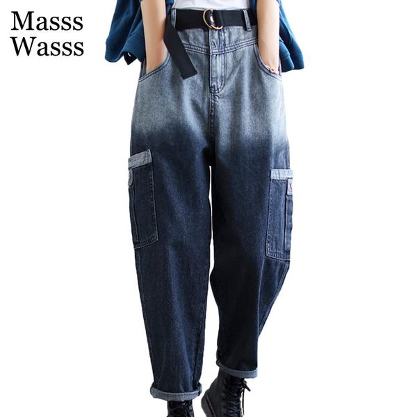 women's jeans masss wasss korean design blue gradient denim harem pants women vintage loose autumn trousers female harajuku pantalons
women's jeans masss wasss korean design blue gradient denim harem pants women vintage loose autumn trousers female harajuku pantalons