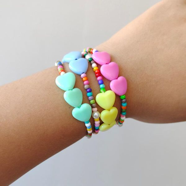 charm bracelets zx handmade beaded chain bracelet for women girls ins cute heart adjustable wholesale party gifts, Golden;silver
charm bracelets zx handmade beaded chain bracelet for women girls ins cute heart adjustable wholesale party gifts, Golden;silver
