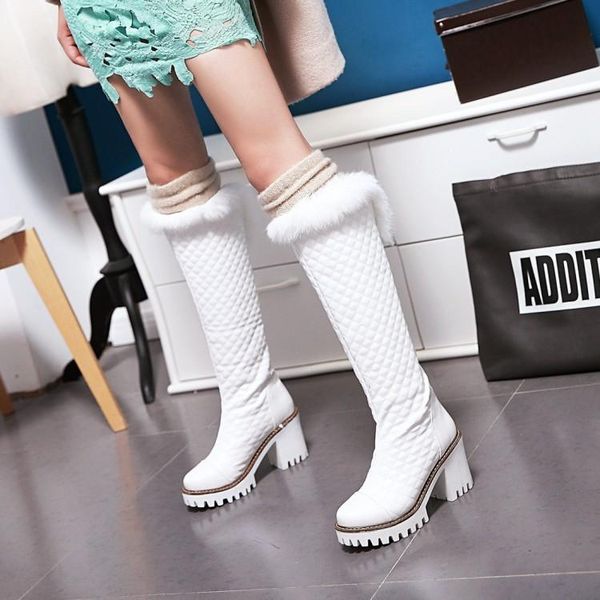 boots autumn and winter women's hair diamond pattern thick heel high tube knee-length casual fashion women shoes, Black
boots autumn and winter women's hair diamond pattern thick heel high tube knee-length casual fashion women shoes, Black