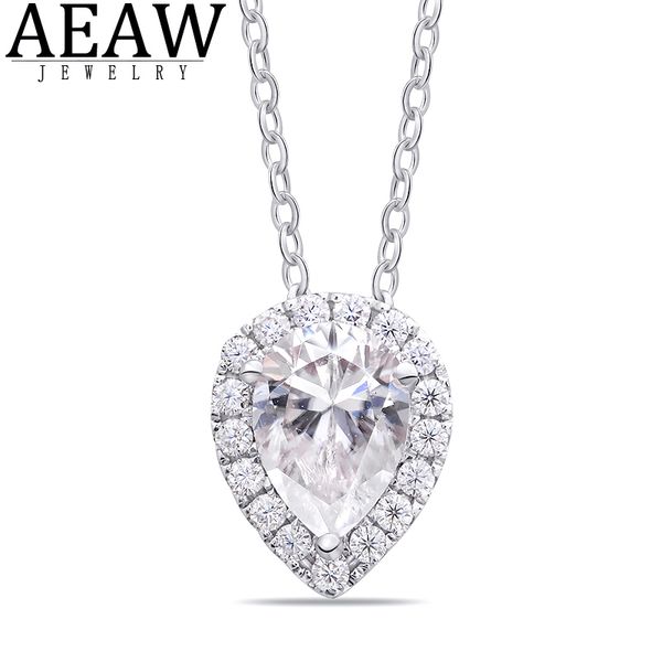 1.0 5x7mm pear cut df color vvs1 moissanite necklace classic style solid 18k wehite gold fine pendant neckllace for lady, Golden;silver
1.0 5x7mm pear cut df color vvs1 moissanite necklace classic style solid 18k wehite gold fine pendant neckllace for lady, Golden;silver