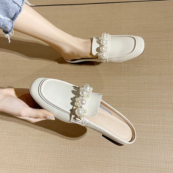 genuine leather mules women's baotou half-slip sandals 2022 spring outer wear lazy sandals and slippers comfortable flat shoesflat, Black
genuine leather mules women's baotou half-slip sandals 2022 spring outer wear lazy sandals and slippers comfortable flat shoesflat, Black