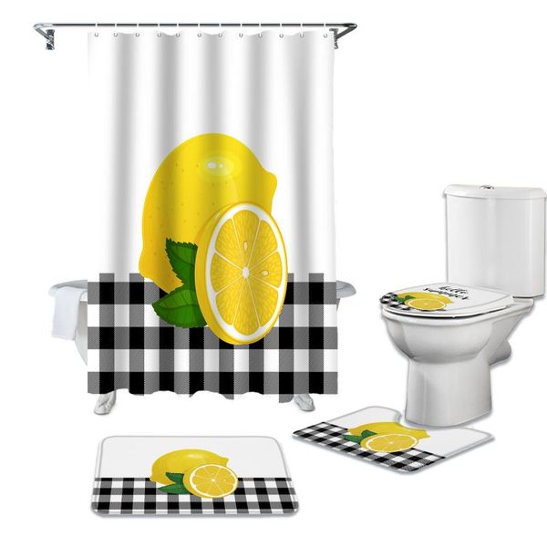 shower curtains fruit black and white lattice curtain sets non-slip rugs toilet lid cover set waterproof bathroom
shower curtains fruit black and white lattice curtain sets non-slip rugs toilet lid cover set waterproof bathroom