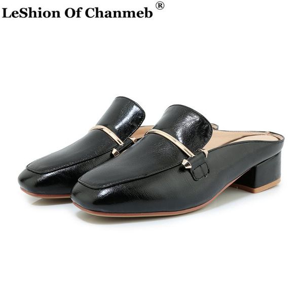dress shoes gold metal chain loafers for women size 33-43 slip ons medium square block heels mules woman ladies spring summer pumps, Black
dress shoes gold metal chain loafers for women size 33-43 slip ons medium square block heels mules woman ladies spring summer pumps, Black
