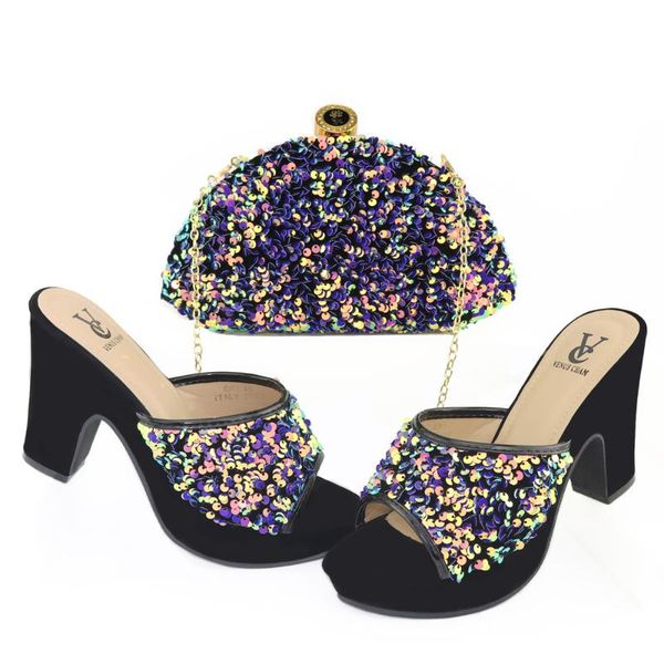 fashion multicolor high heel 10cm women pumps match bag with rhinestone decoration african shoes and handbag set cr2140 sandals, Black
fashion multicolor high heel 10cm women pumps match bag with rhinestone decoration african shoes and handbag set cr2140 sandals, Black